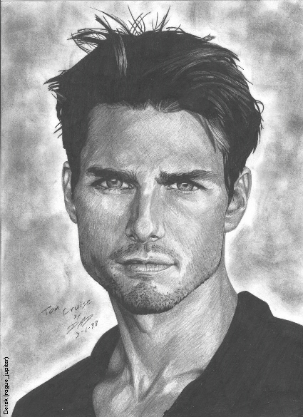 425x585 Tom Cruise Portrait By Roguederek - Tom Cruise Sketch