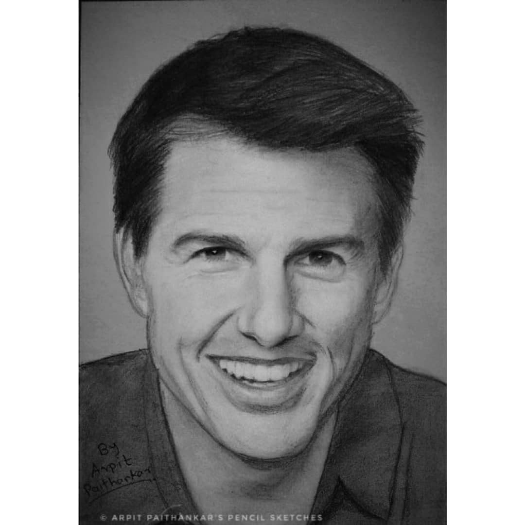 1080x1080 Arpitpaithankar28 - Tom Cruise Sketch