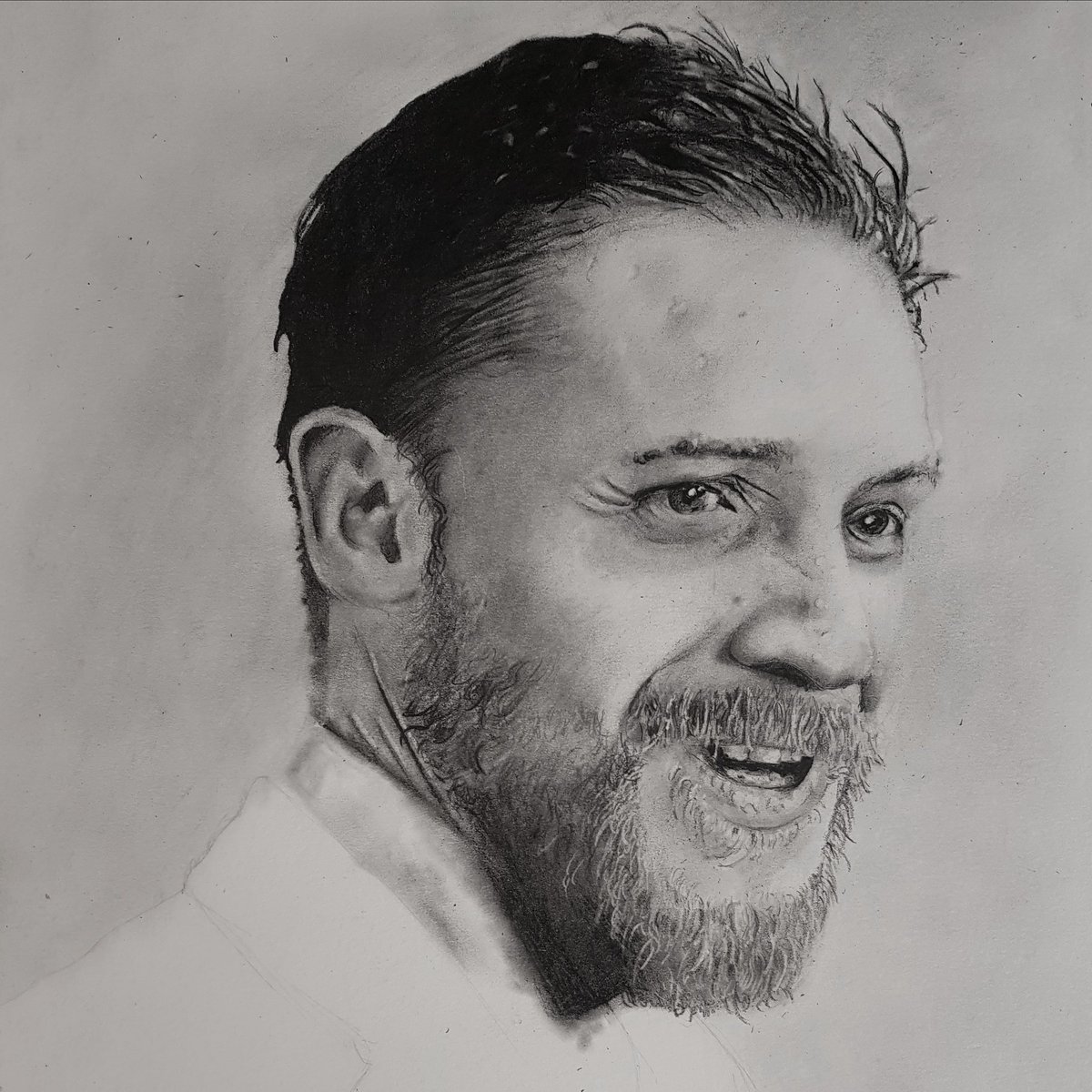 1200x1200 Martin Jackson On Twitter Tom Hardy In Graphite - Tom Hardy Sketch