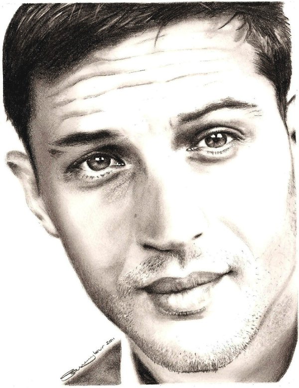 600x779 Tom Hardy By Sammytvr - Tom Hardy Sketch