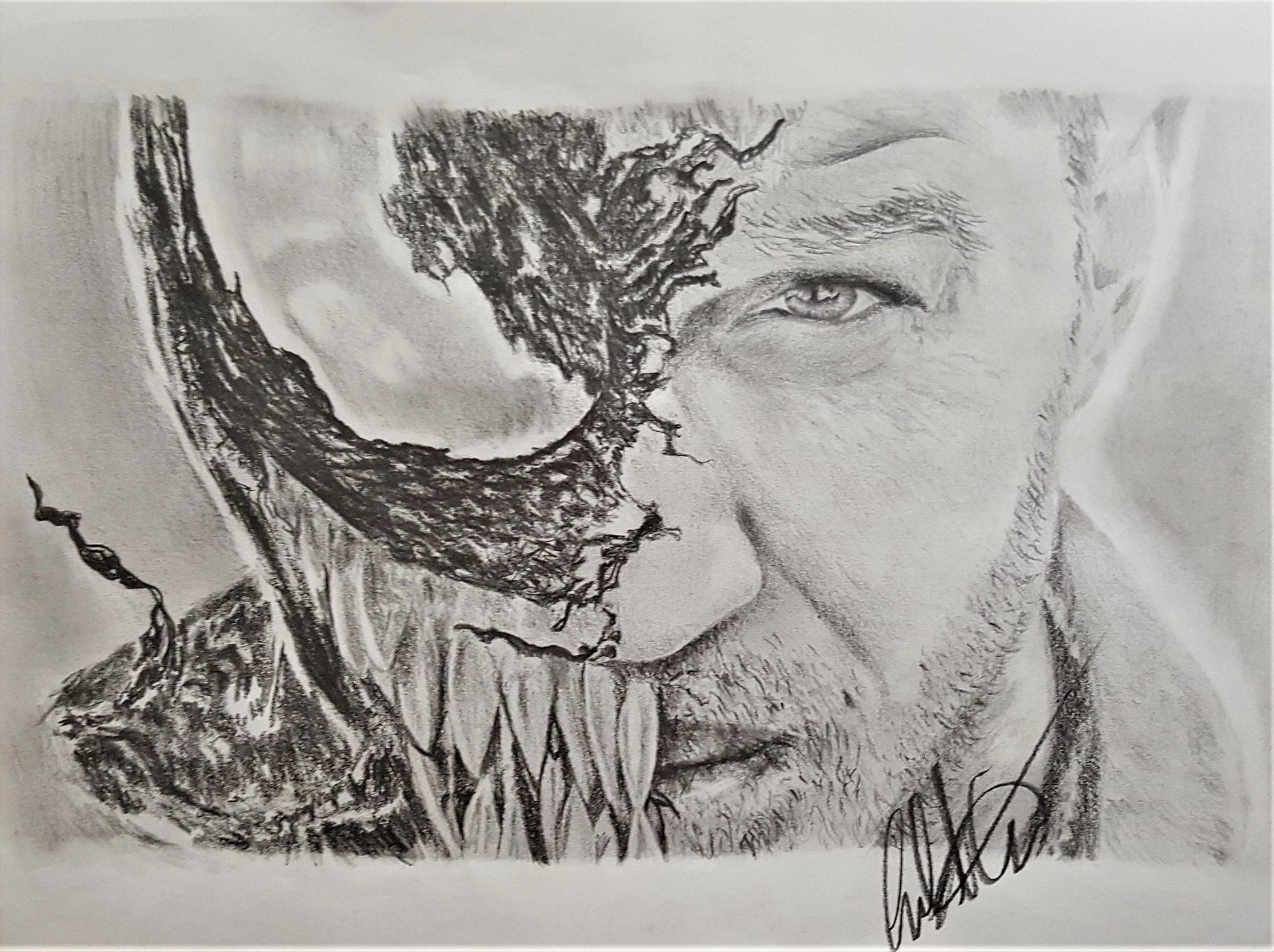 1950x1458 Venom - Tom Hardy Sketch