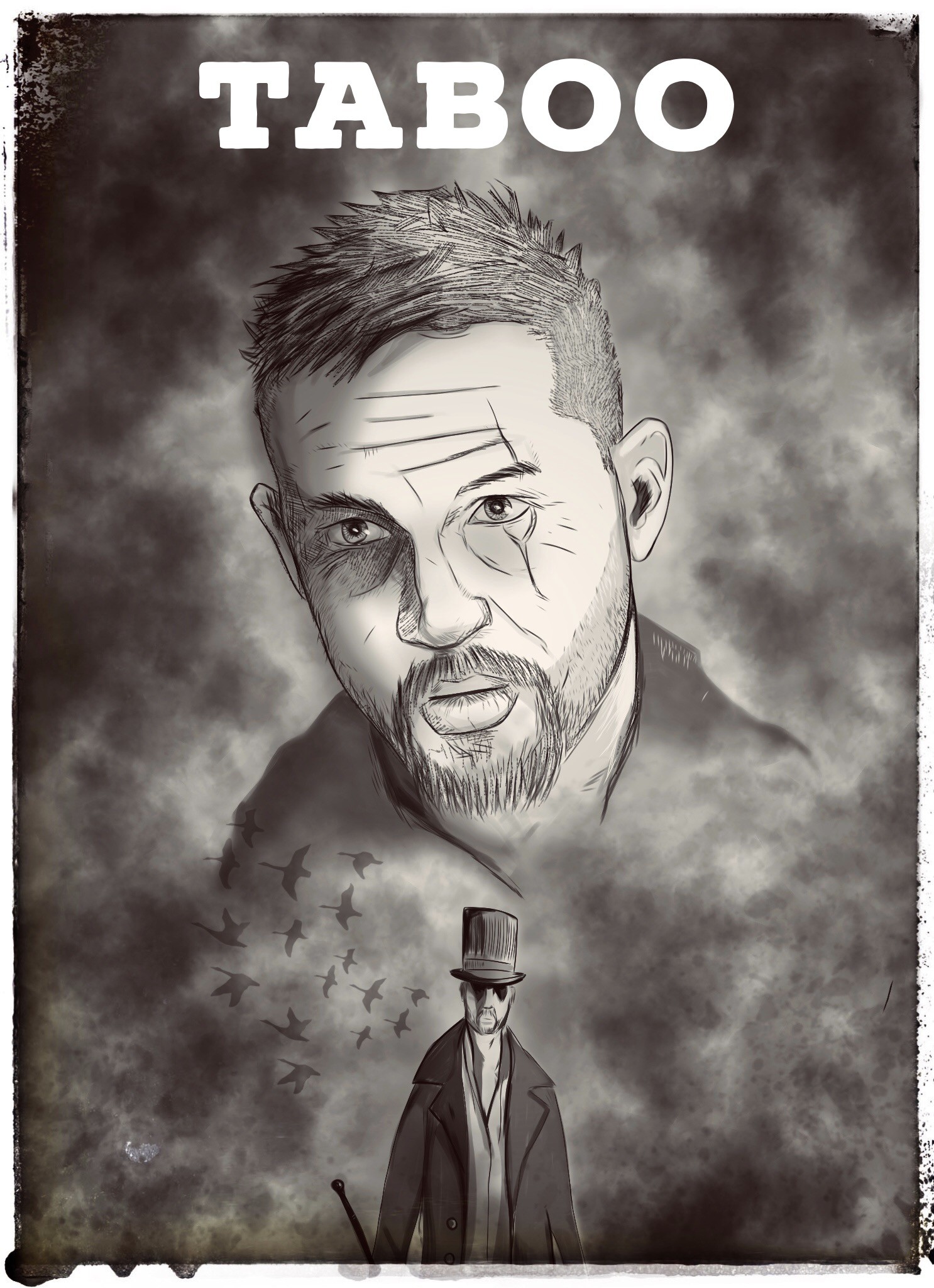 1486x2048 - Tom Hardy Sketch