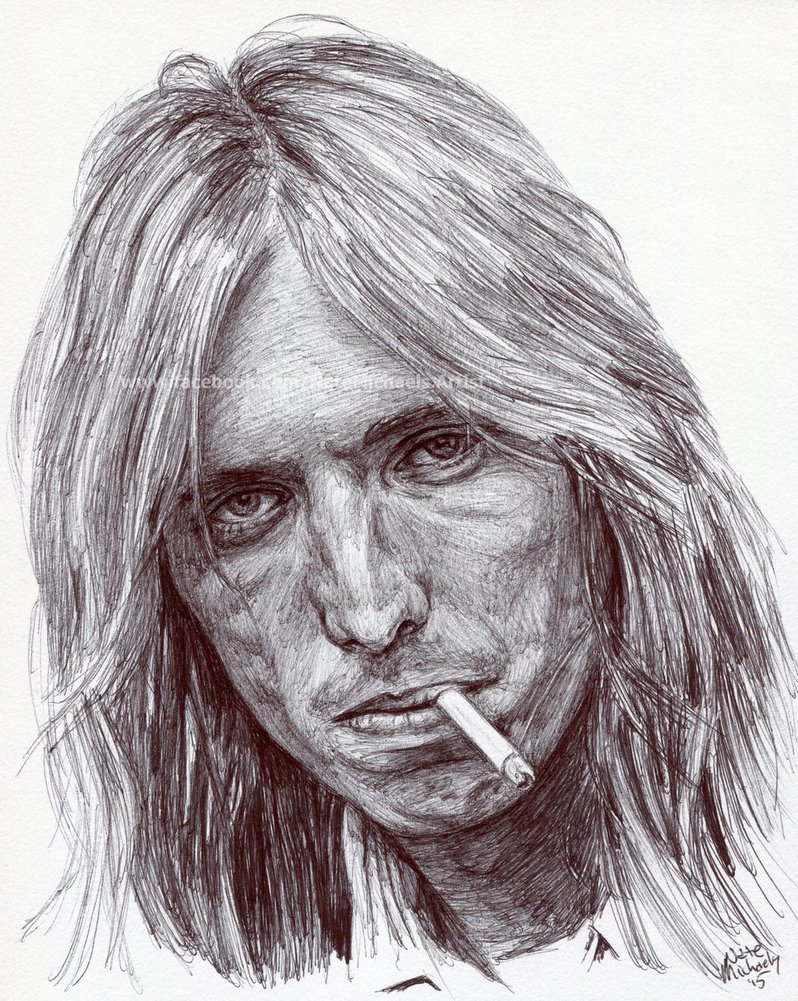 798x1001 Tom Petty - Tom Petty Sketch