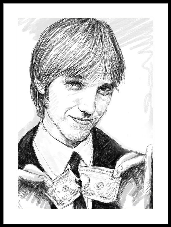 600x798 Tom Petty Art Drawing Sketch Portrait Framed Print By Kim Wang - Tom Petty Sketch