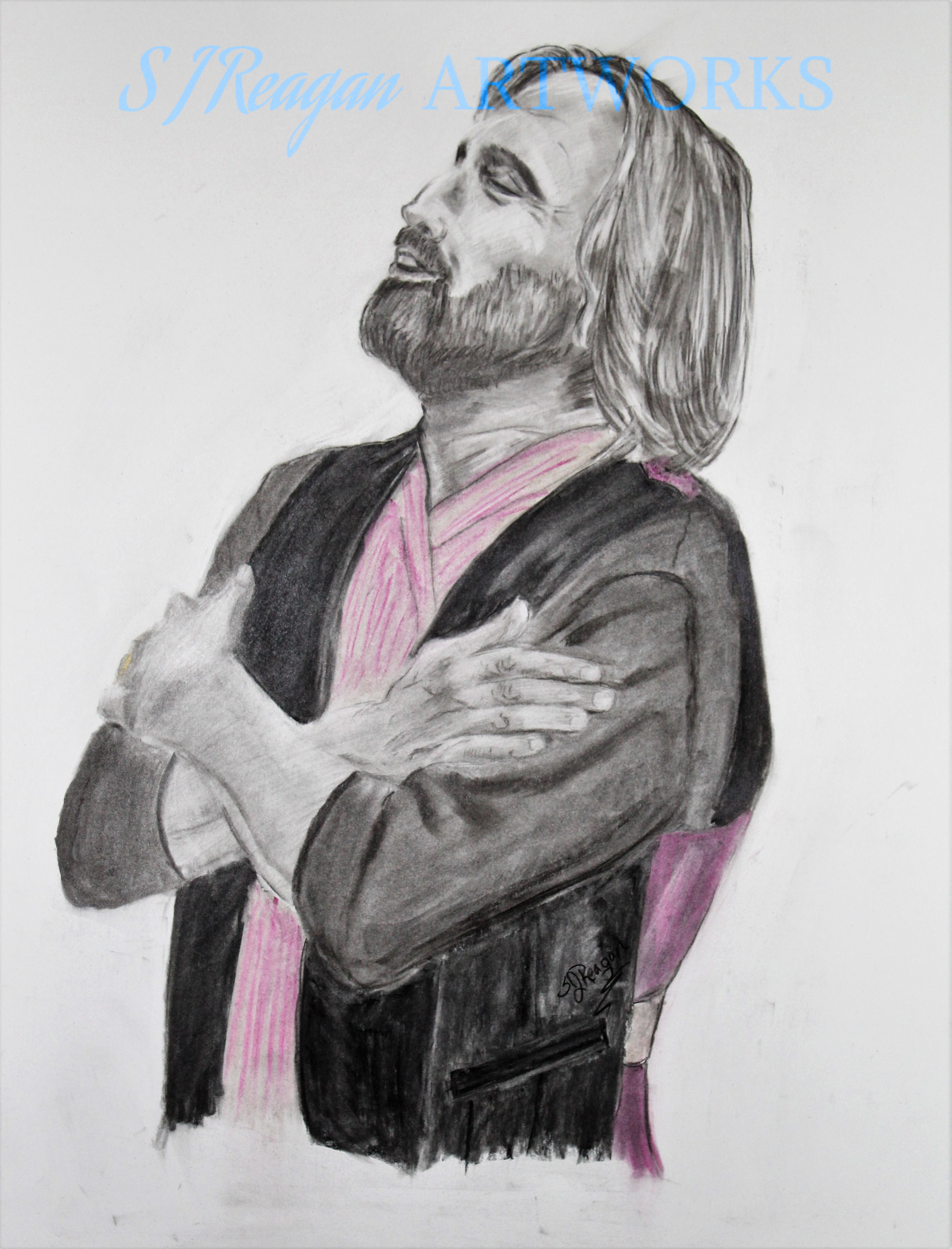 3159x4145 Tom Petty Good To Be King - Tom Petty Sketch