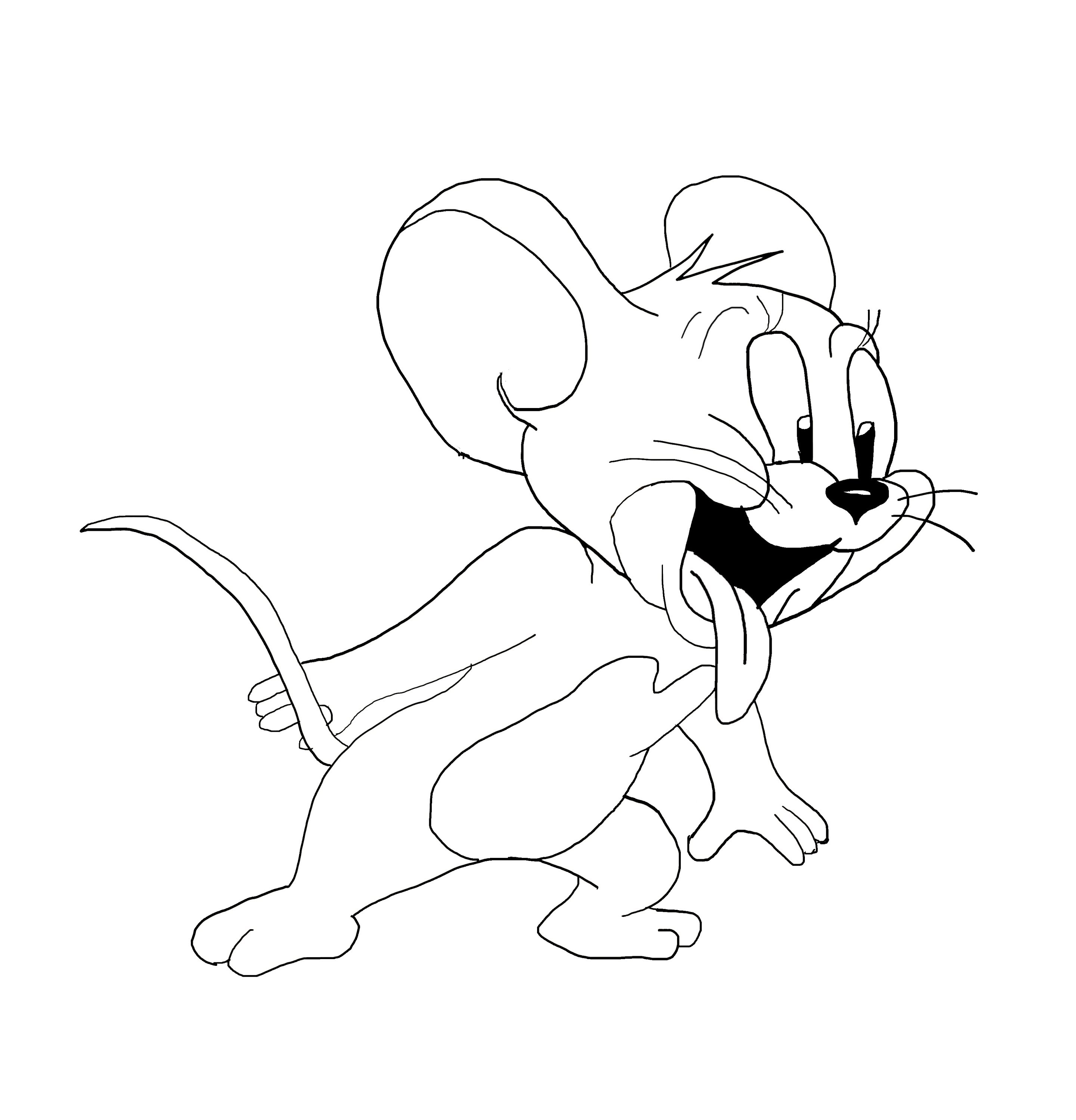 2881x3000 Tom And Jerry How To Draw A Easy Tom I Dzherri Kak Narisovat - Tom Sketch