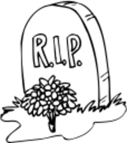 428x480 Grave Clipart Flower Drawing ~ Frames ~ Illustrations ~ Hd Images - Tombstone Sketch