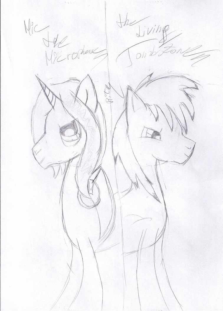 756x1056 Mic And Tombstone Sketch By Rita And Skipper - Tombstone Sketch