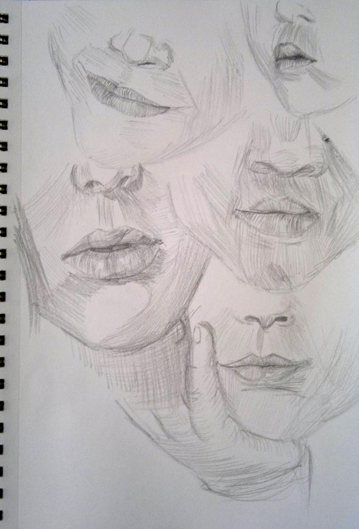 700x1030 Linear And Tonal Drawing - Tonal Sketch