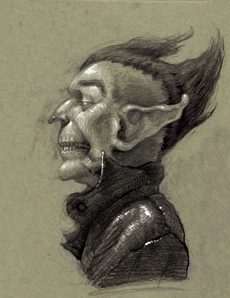 935x1211 Revival Of Adamus Mr. Angel Perez - Toned Paper Sketch