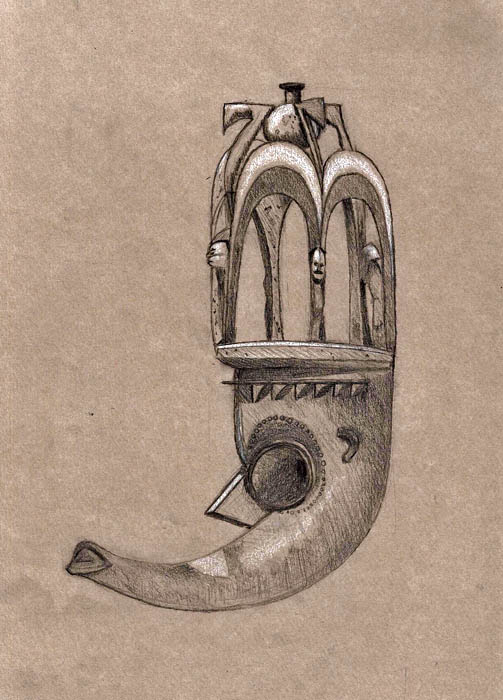 503x700 Sketching On Toned Paper Larry D. Marshall - Toned Paper Sketch