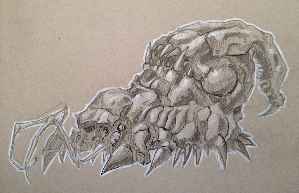 1024x662 Mr. Jack Sketch Study On Toned Paper By Skitchbot - Toned Sketch Paper