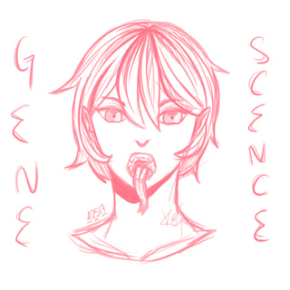 320x320 A Lil Sketch Of A Character I Made For A Contest - Tongue Sketch