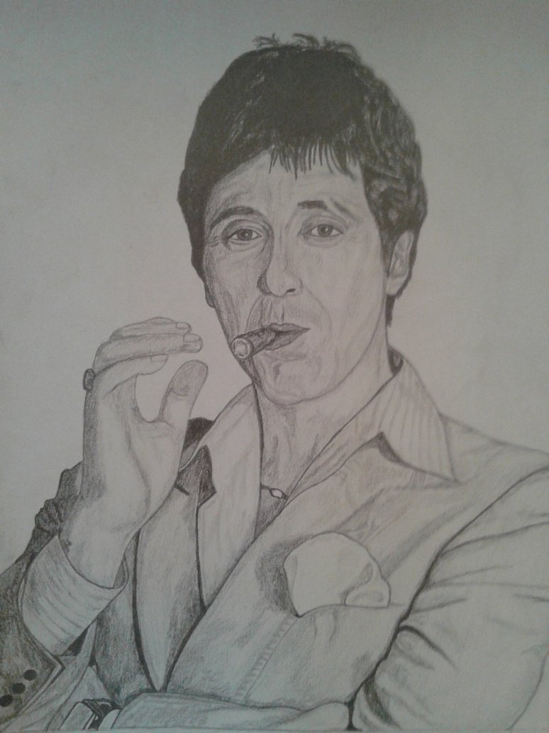 774x1032 Tony Montana By Matejcacic - Tony Montana Sketch