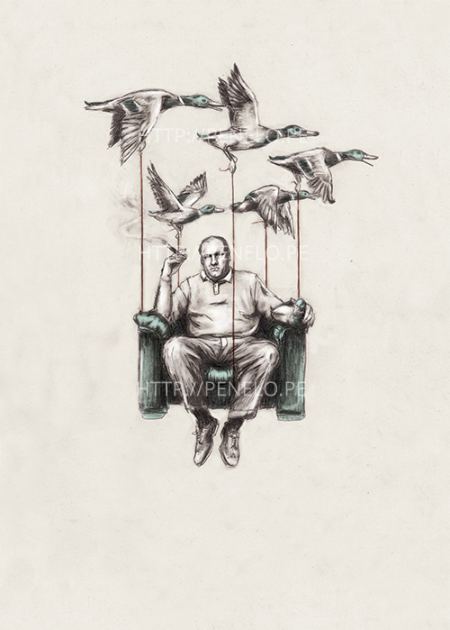 500x699 Penelope Deltour Tony Soprano - Tony Soprano Sketch