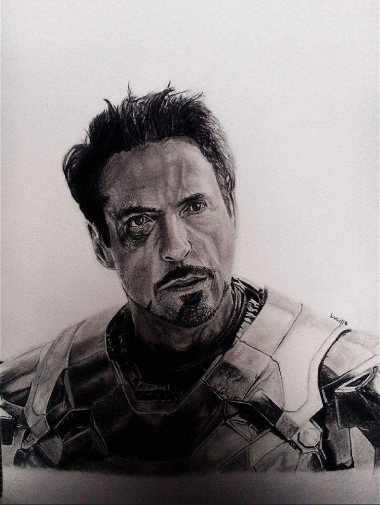 Tony Stark Sketch at PaintingValley.com | Explore collection of Tony ...