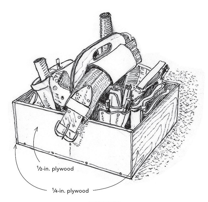 700x681 Tool Pouch Toolbox - Toolbox Sketch