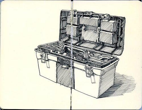 500x388 Three Letter Word For Art Back To Work (On My Day Off) - Toolbox Sketch