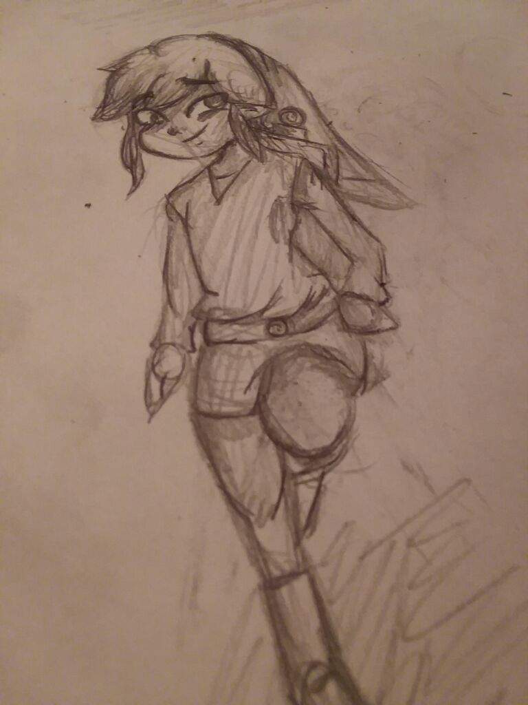 768x1024 Sketch Of Toon Link Zelda Amino - Toon Link Sketch