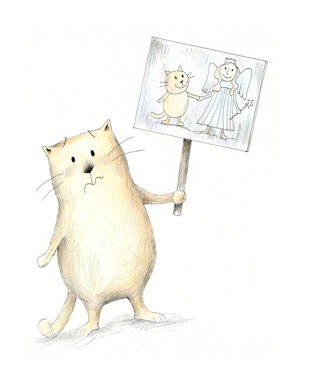 1000x1228 Here Comes The Tooth Fairy Cat Claudia Rueda - Tooth Fairy Sketch