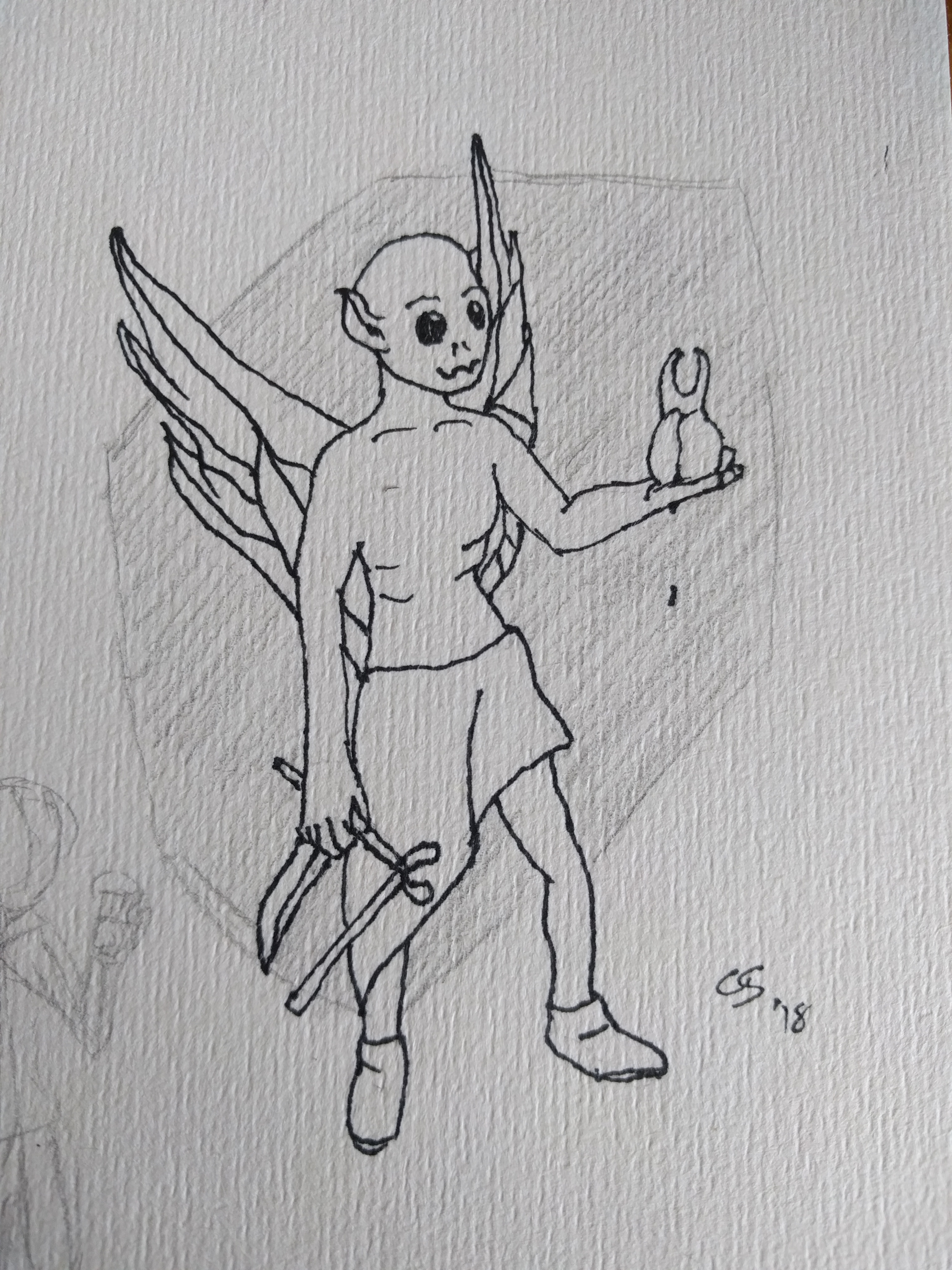 3024x4032 Sketch Daily - Tooth Fairy Sketch