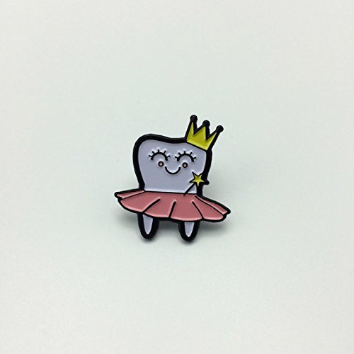500x500 Tooth Fairy Enamel Pin Handmade - Tooth Fairy Sketch