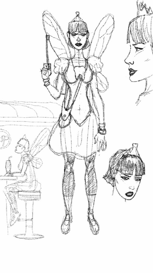 500x889 Tooth Fairy Sketch Nguyening It ! - Tooth Fairy Sketch