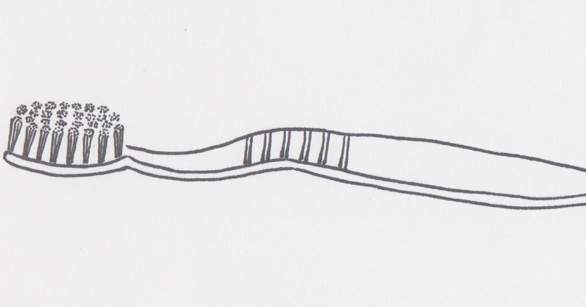 1200x630 I Feel Like Drawing Draw Your Toothbrush - Toothbrush Sketch