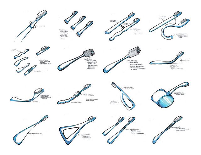 640x494 Toothbrush Project - Toothbrush Sketch