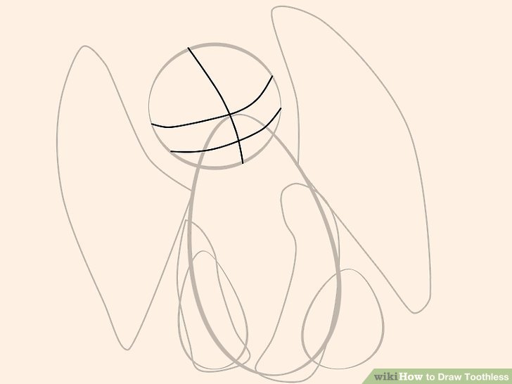 728x546 How To Draw Toothless (With Pictures) - Toothless Dragon Sketch