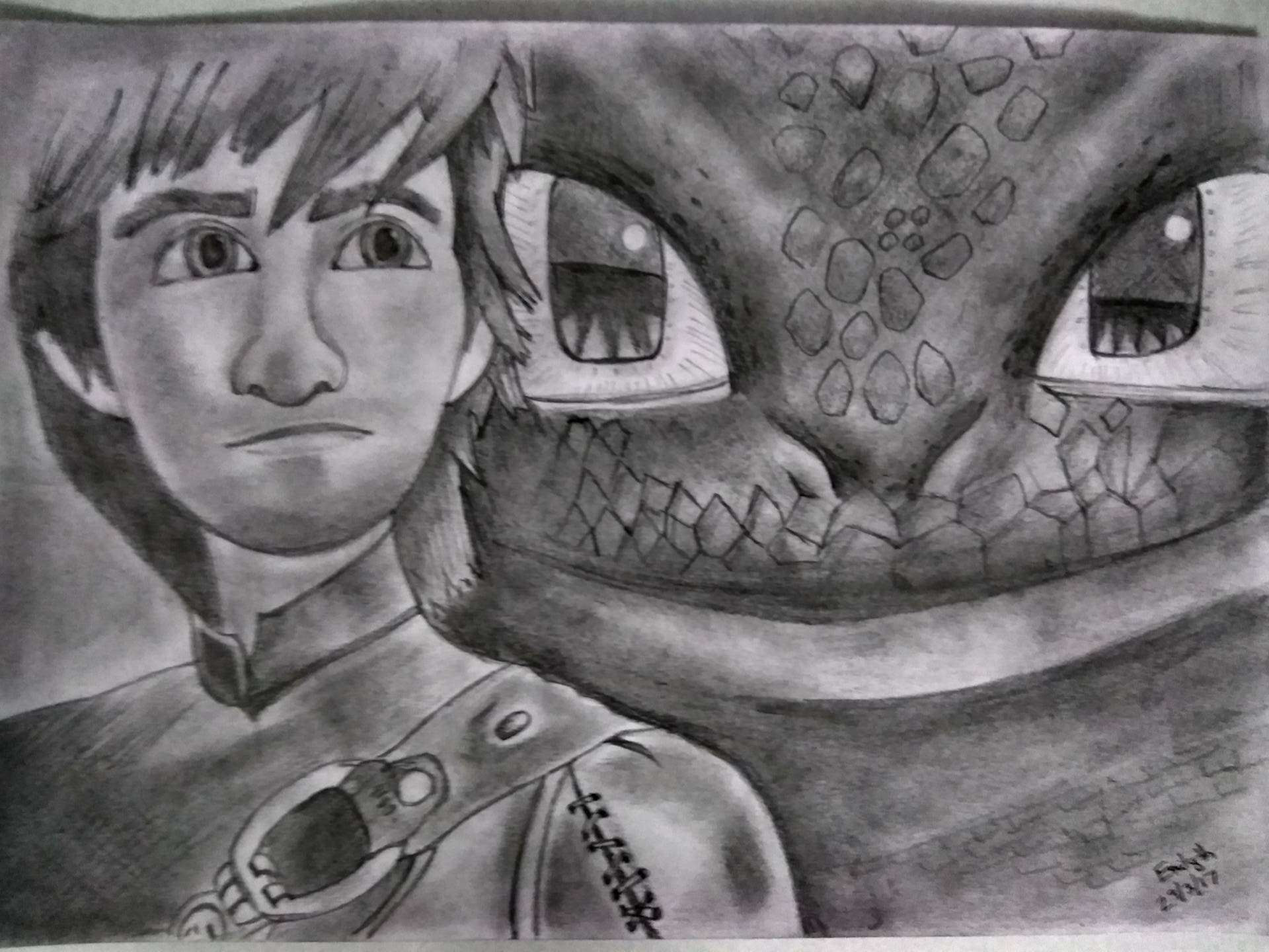 1920x1440 How To Train Your Dragon - Toothless Dragon Sketch