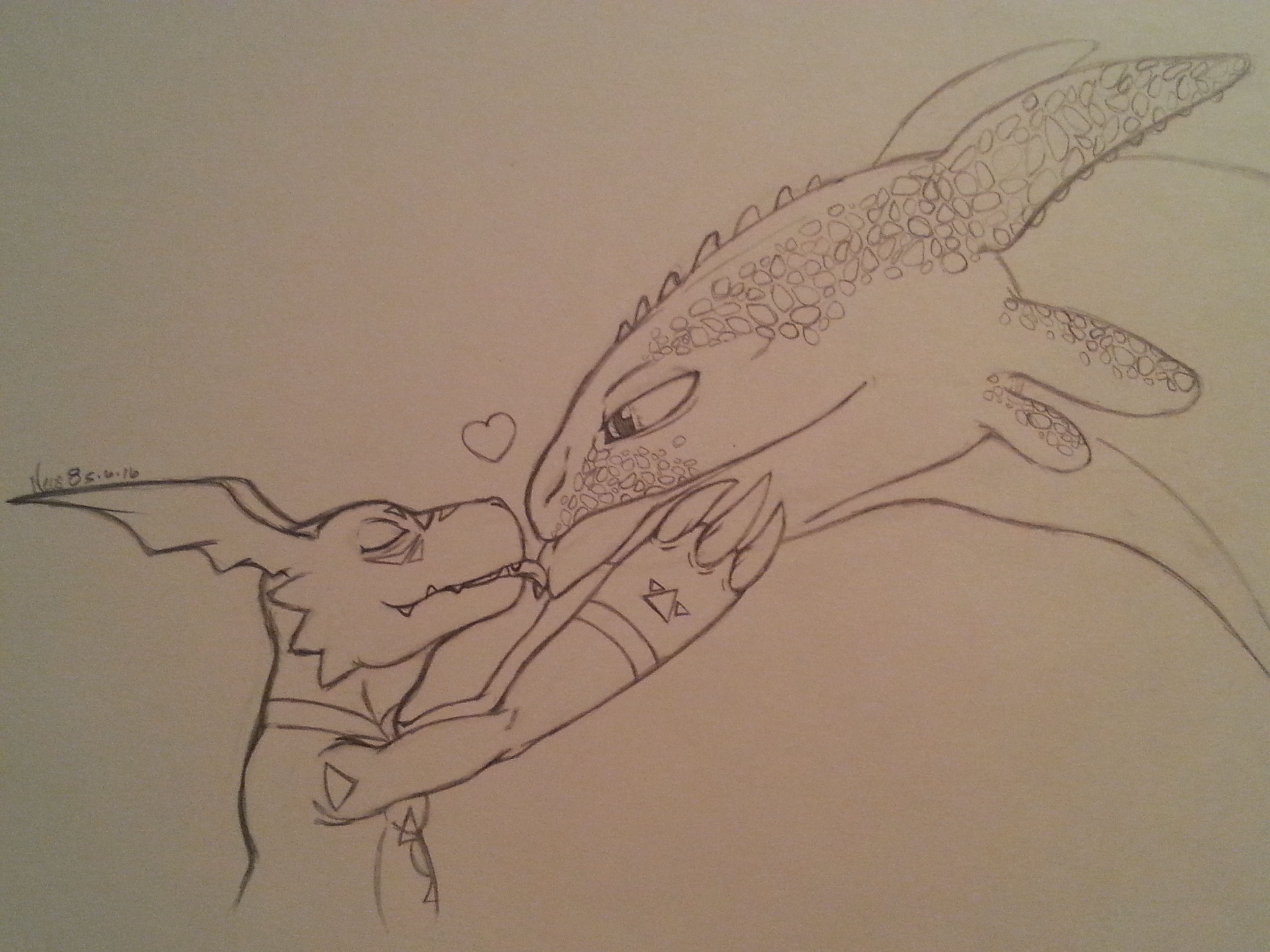 3264x2448 Guilmon And Toothless Sketch Weasyl - Toothless Sketch