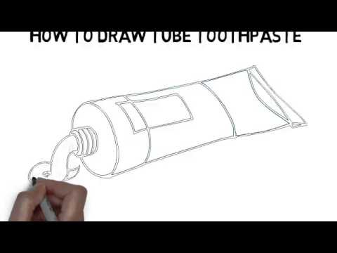 480x360 How To Draw Toothpaste Tube - Toothpaste Sketch
