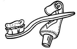 267x171 Toothbrush Clipart Toothpaste Drawing - Toothpaste Sketch