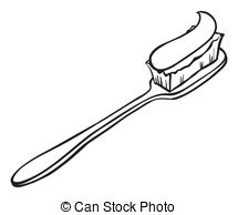 215x194 Toothbrush Clipart Sketch - Toothpaste Sketch
