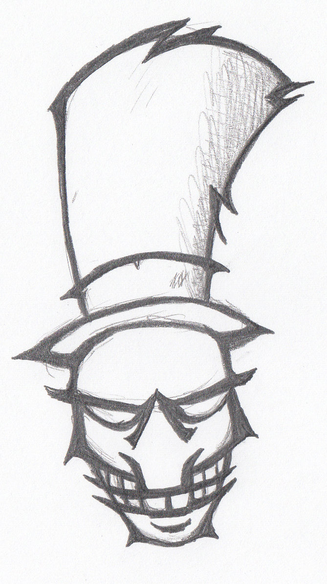 669x1193 Scary Tophat Guy - Top Hat Sketch