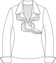 236x264 Flat Fashion Sketch Top Dibujos Tecnicos Fashion - Top Sketches