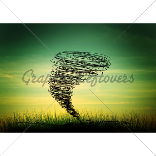 500x500 Sketch Of The Tornado Gl Stock Images - Tornado Sketch
