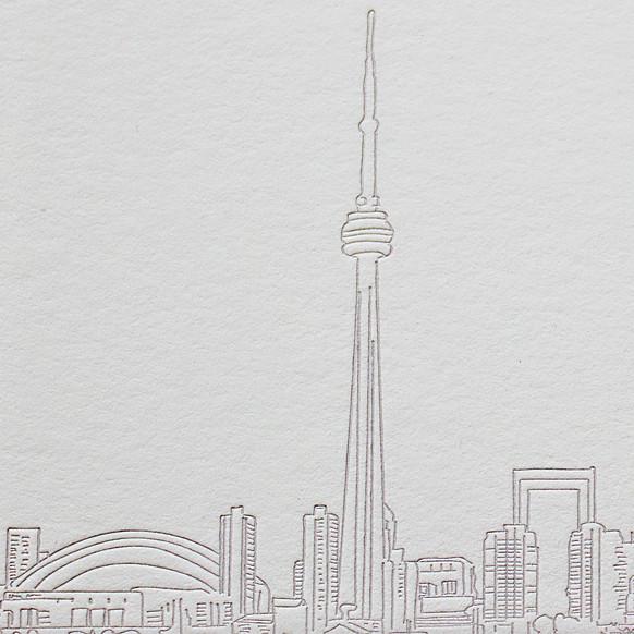 Toronto Skyline Sketch at PaintingValley.com | Explore collection of ...