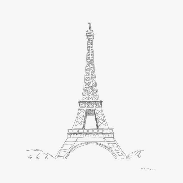 Torre Eiffel Sketch At Paintingvalley Com Explore Collection Of