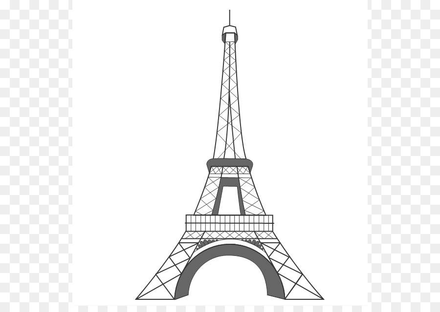 900x640 Eiffel Tower Drawing Clip Art - Torre Eiffel Sketch
