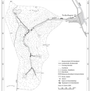 320x320 Sketch Map Of The Hemelbach Drainage Area Above Veckerhagen - Torrent Sketch