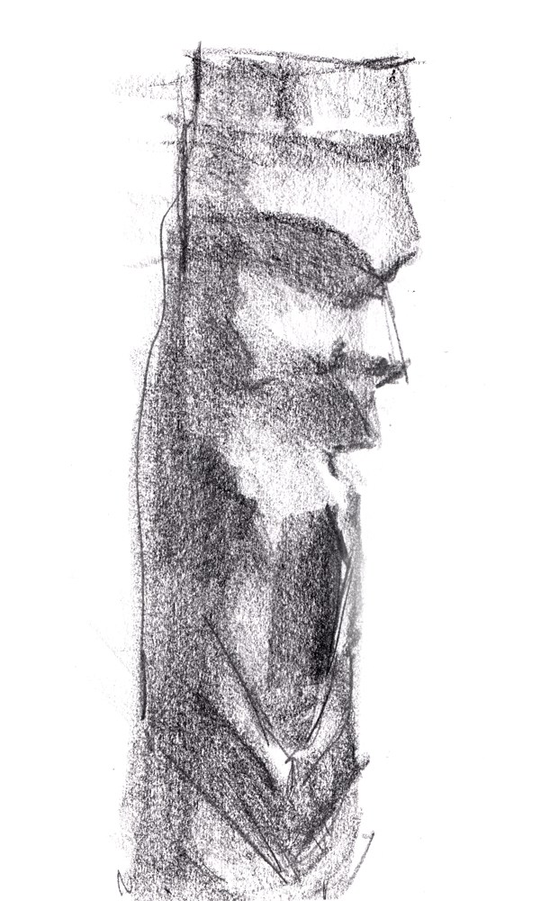 621x1000 Totem Pole Sketches - Totem Pole Sketch