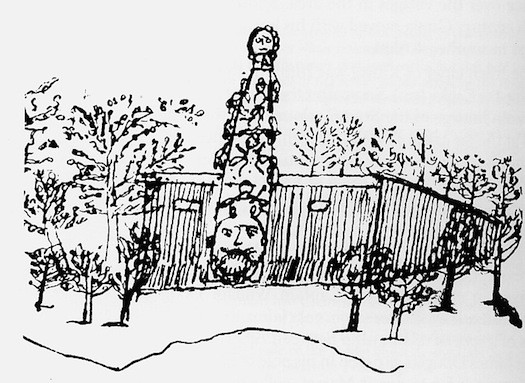 525x383 Totem Poles - Totem Pole Sketch