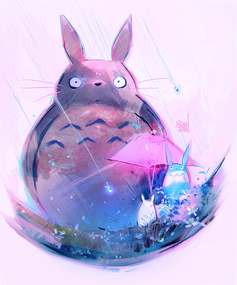780x937 Totoro Sketch By Rossdraws - Totoro Sketch