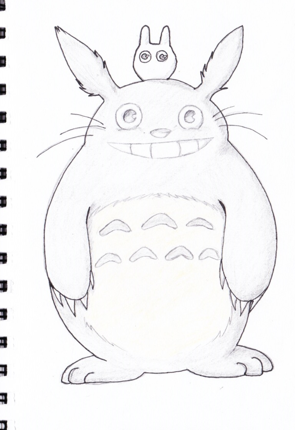 981x1428 Totoro Sketch~ Weasyl - Totoro Sketch