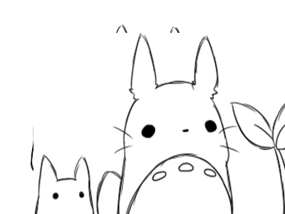 400x300 My Neighbor Totoro (Sketch) Anely Rocha - Totoro Sketch