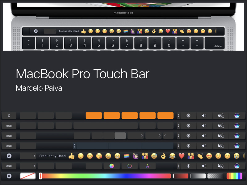 800x600 Macbook Pro Touch Bar Starter Kit Sketch Freebie - Touch Sketch