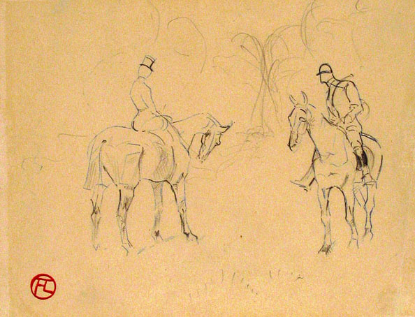 594x454 Henri De Toulouse Lautrec - Toulouse Lautrec Sketches