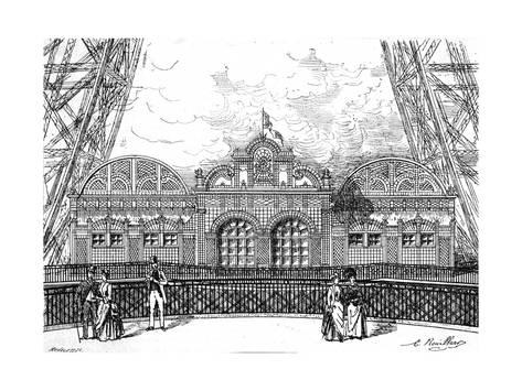 473x355 Paris, France - Tour Eiffel Sketch